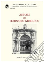 Annali del Seminario giuridico (2004-2005) libro