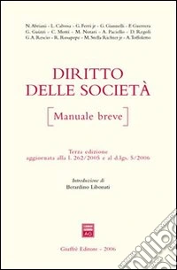 Diritto delle società. Manuale breve libro
