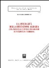 La specialità della ritenzione agraria (tra iniziativa privata e programmi di intervento pubblico) libro di Tommasini Alessandra