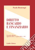 Diritto bancario e finanziario libro