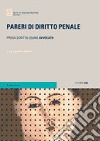 Pareri di diritto penale. Prova scritta esame avvocato libro