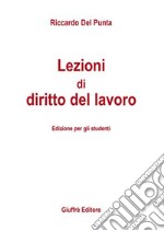 Lezioni di diritto del lavoro libro