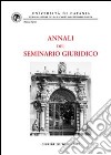 Annali del Seminario giuridico (2005-2006) libro