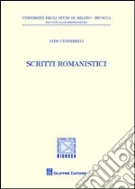 Scritti romanistici libro