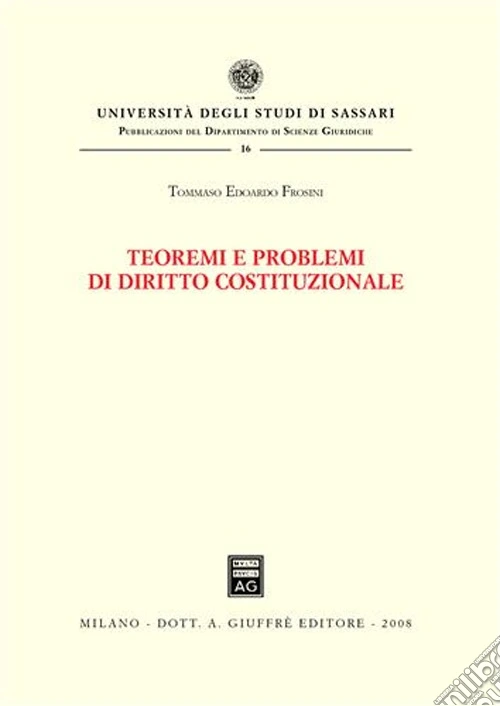 Teoremi e problemi di diritto costituzionale