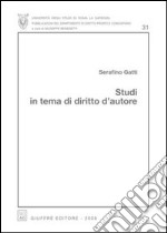 Studi in tema di diritto d'autore