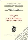 Presentazione degli studi in onore di Giorgio Marinucci libro