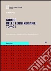 Codice delle leggi notarili libro