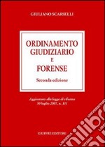 Ordinamento giudiziario e forense