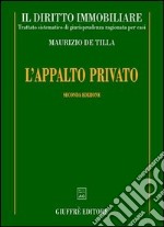 L'appalto privato libro