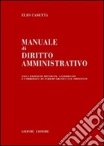 Manuale di diritto amministrativo libro