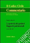 La potestà dei genitori. Rapporti patrimoniali. Artt. 320-323 libro