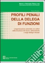 Profili penali della delega di funzioni. L'organizzazione aziendale nei settori della sicurezza del lavoro, dell'ambiente e degli obblighi tributari libro