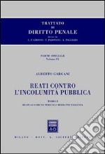 Trattato di diritto penale. Parte speciale. Vol. 9/1: Reati contro l'incolumità pubblica. Reati di comune pericolo mediante violenza libro