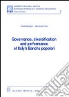 Governance, diversification and performance of Italy's Banche popolari libro di Bongini Paola Ferri Giovanni