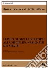 I limiti globali ed europei alla disciplina nazionale dei servizi libro