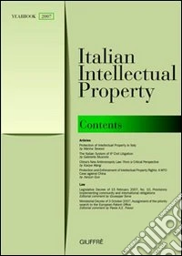 Italian intellectual property (2007) libro