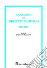 Annuario di diritto tedesco (2005-2006) libro