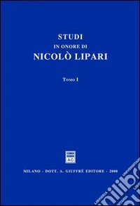 Studi in onore di Nicolò Lipari libro