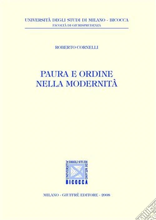 Paura e ordine nella modernità