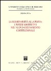 La sussidiarietà alla prova. I poteri sostitutivi nel nuovo ordinamento costituzionale libro