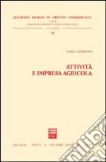 Attività e impresa agricola libro