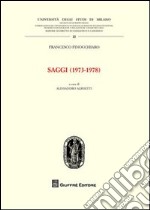 Saggi (1973-1978) libro