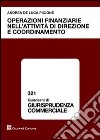 Operazioni finanziarie nell'attività di direzione e coordinamento libro