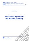 Italian family agreements and business continuity libro