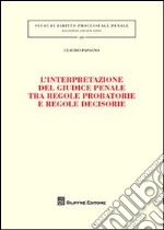 L'interpretazione del giudice penale tra regole probatorie e regole decisorie