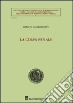 La colpa penale libro