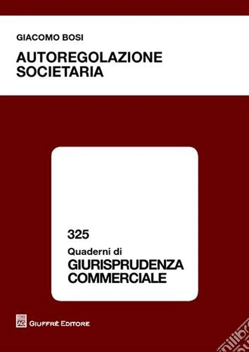Autoregolazione societaria
