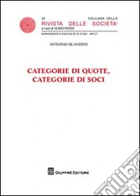 Categorie di quote, categorie di soci libro