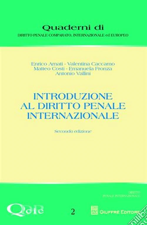 Introduzione al diritto penale internazionale