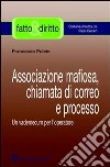 Associazione mafiosa, chiamata di correo e processo. Un vademecum per l'operatore libro