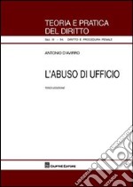 L'abuso di ufficio libro