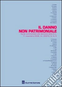 Il danno non patrimoniale