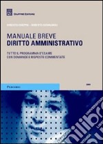 Diritto amministrativo. Manuale breve libro