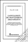 L'annullabilità del provvedimento amministrativo libro di De Carolis Diego