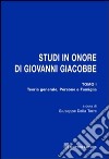 Studi in onore di Giovanni Giacobbe libro di Dalla Torre G. (cur.)