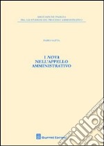 I nova nell'appello amministrativo libro