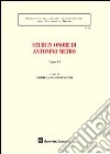 Studi in onore di Antonino Metro. Vol. 6 libro