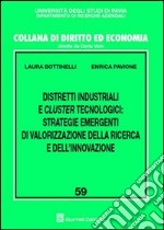 Distretti industriali e cluster tecnologici. Strategie emergenti di valorizzazione della ricerca e dell'innovazione libro