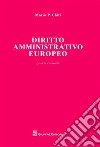 Diritto amministrativo europeo libro