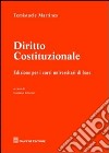 Diritto costituzionale libro di Martines Temistocle Silvestri G. (cur.)