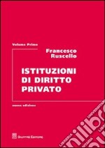 Istituzioni di diritto privato (1) libro