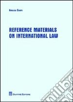 Reference materials on international law libro