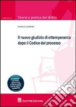 Il nuovo giudizio di ottemperanza dopo il codice del processo