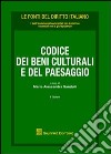 Codice dei beni culturali e del paesaggio libro