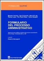 Formulario del processo amministrativo libro